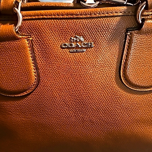 Coach Tan Nolita Satchel, Detachable & Adjustable Strap - Picture 4 of 11